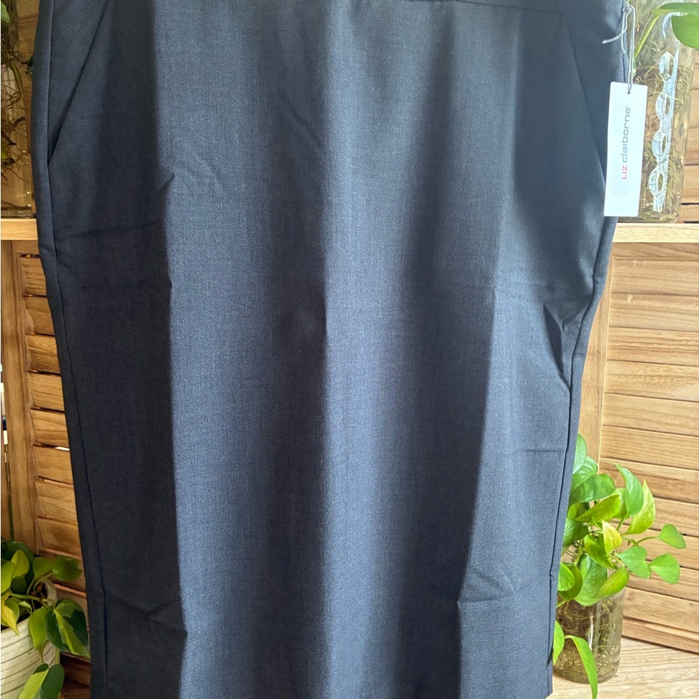 Liz Claiborne Charcoal Heather Skirt